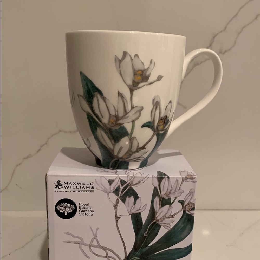 Elegant Mug in Gift Box- Maxwell & Williams Royal Botanic Gardens Victoria -NWOT